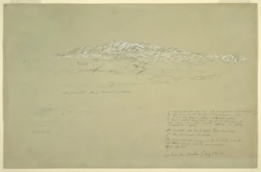 Montagne vicino a Baalbek